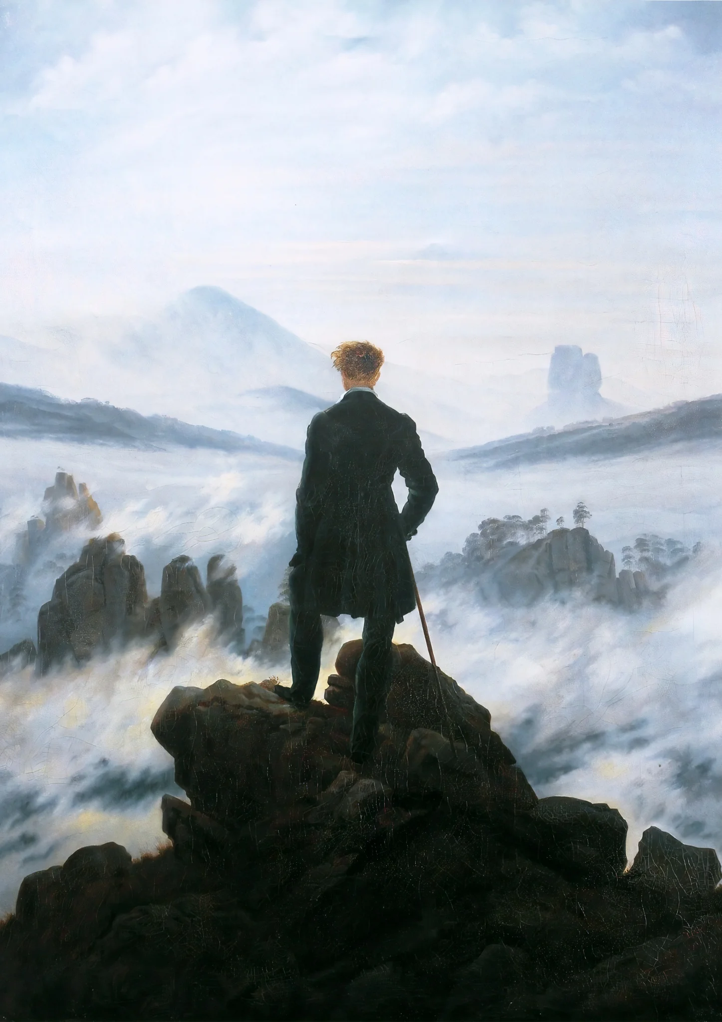Wanderer Above a Sea of Fog