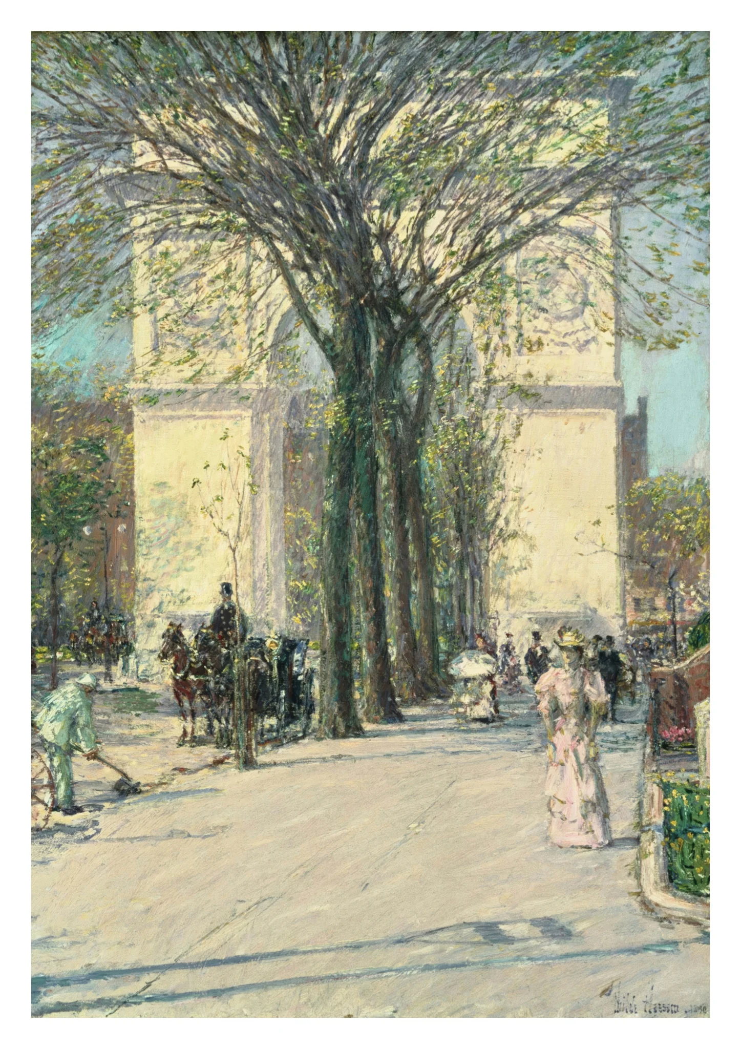 Washington Arch, Spring