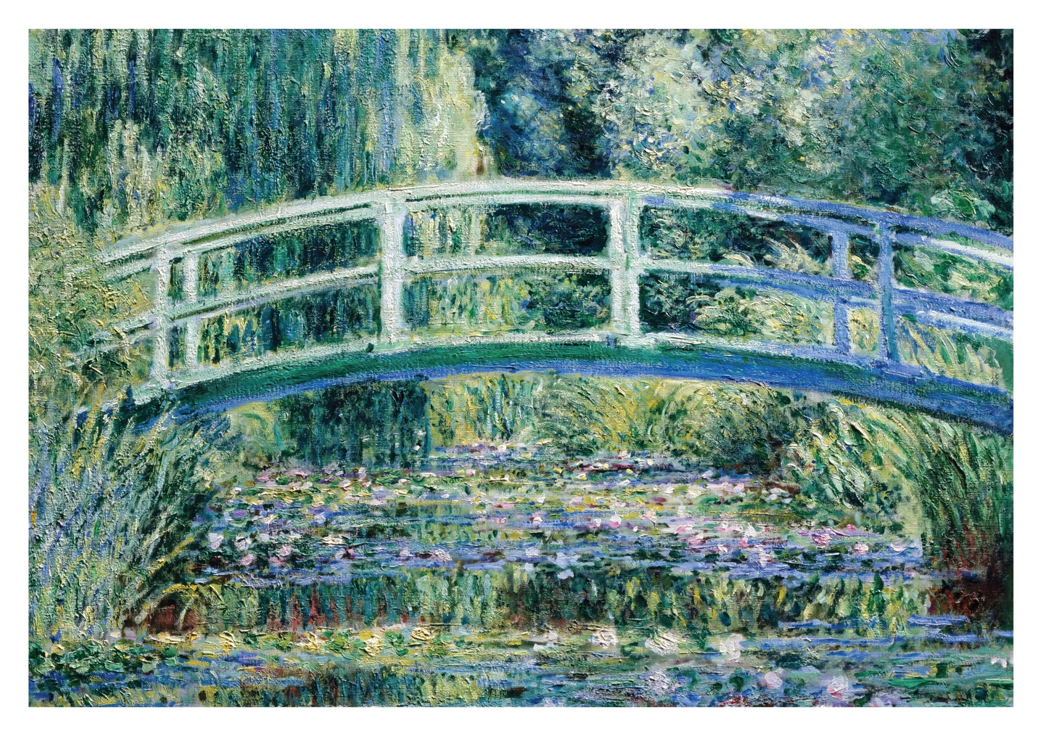 Water Lilies and Japanese Bridge