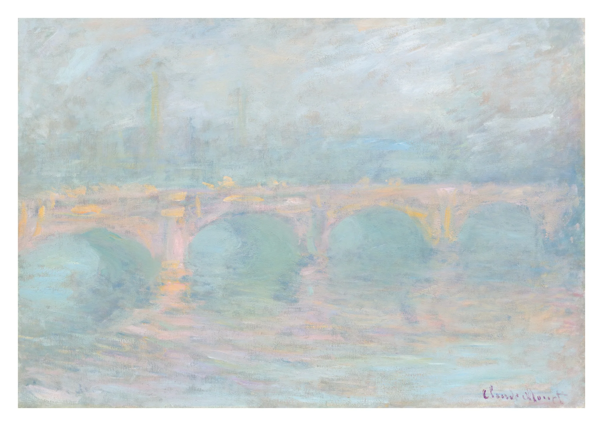 Waterloo Bridge, London, at Sunset