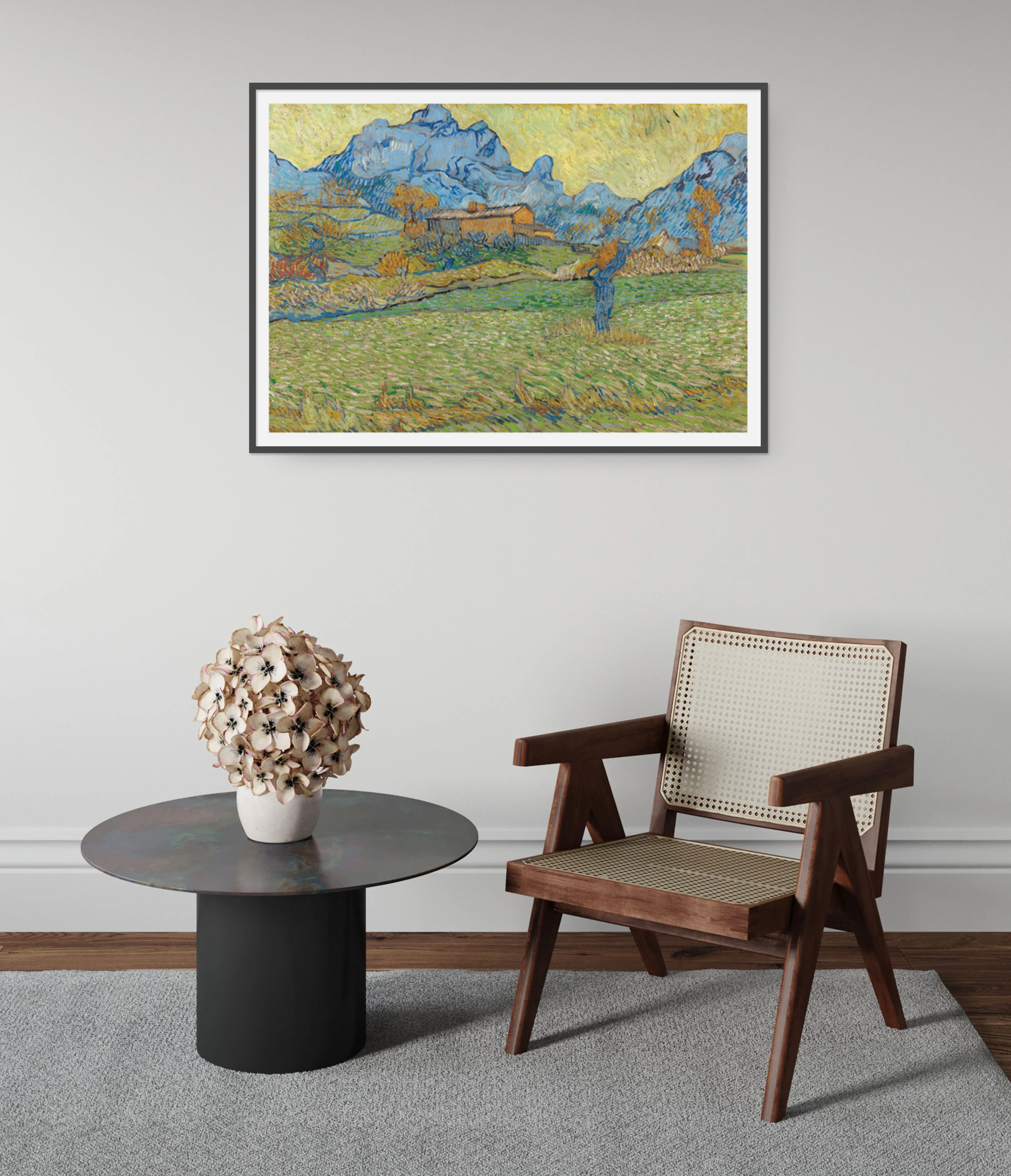 Wheat Fields in a Mountainous Landscape - Image 5