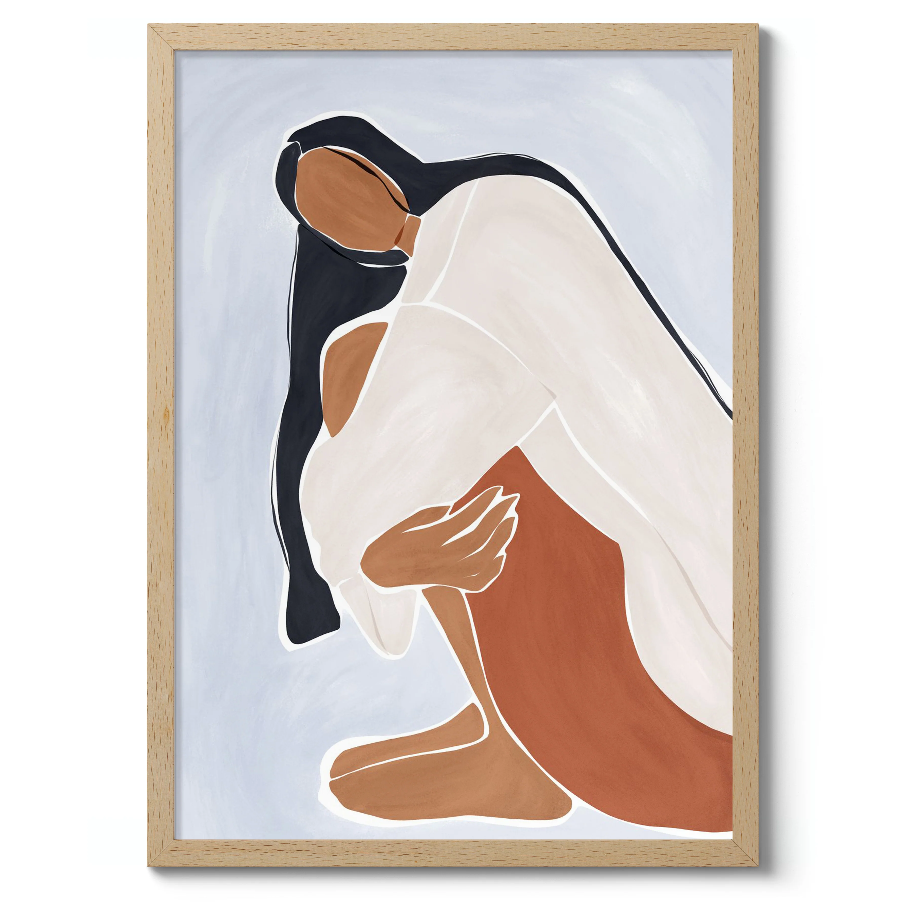 Woman Embracing Herself - Image 3