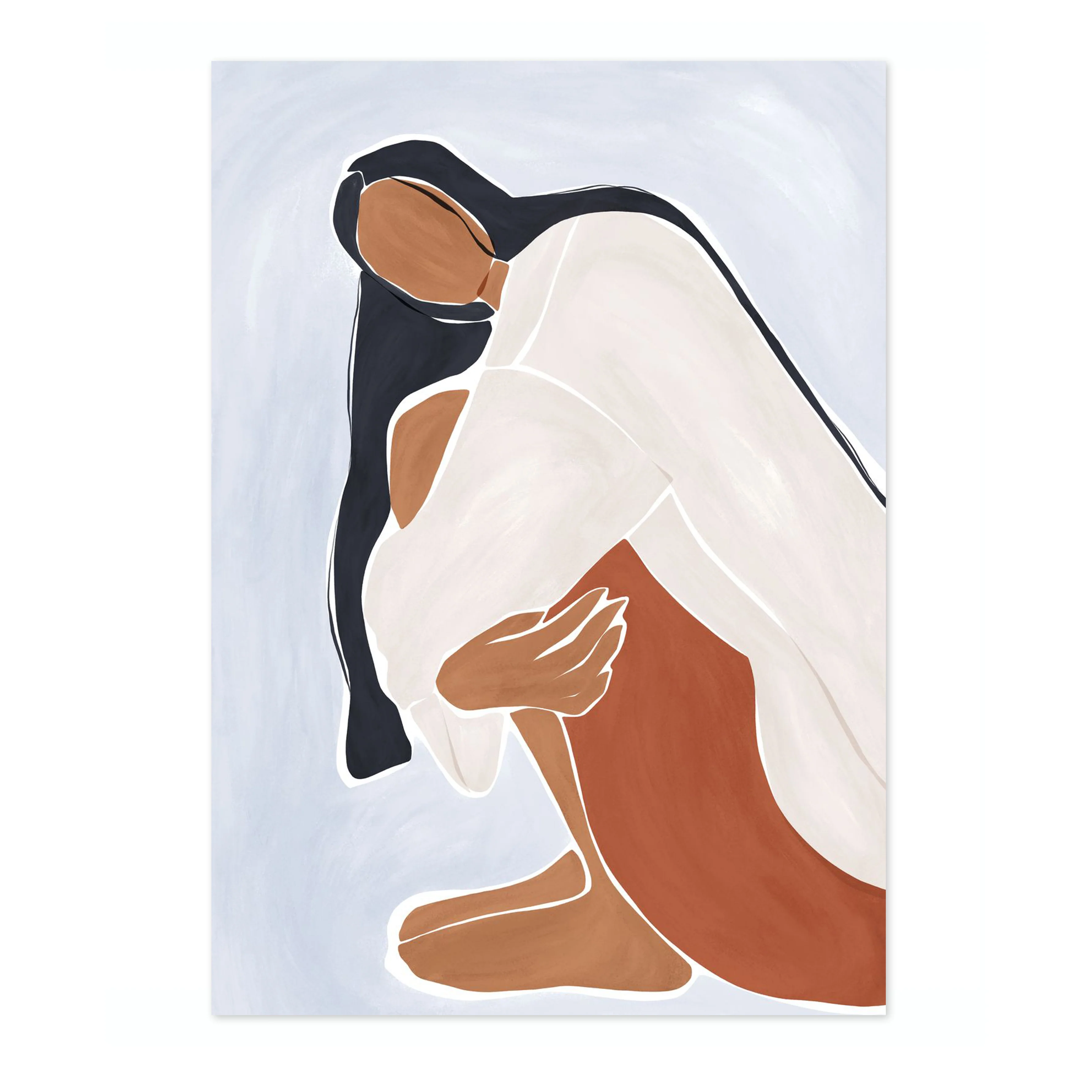 Woman Embracing Herself - Image 4