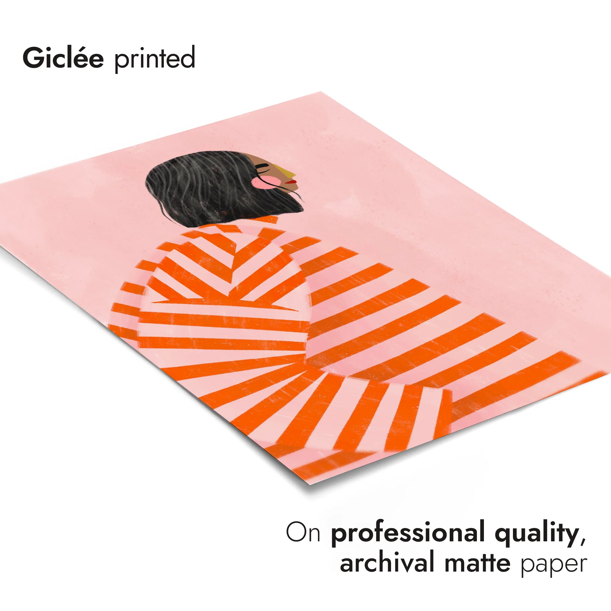 Woman with the Orange Stripes - Image 6