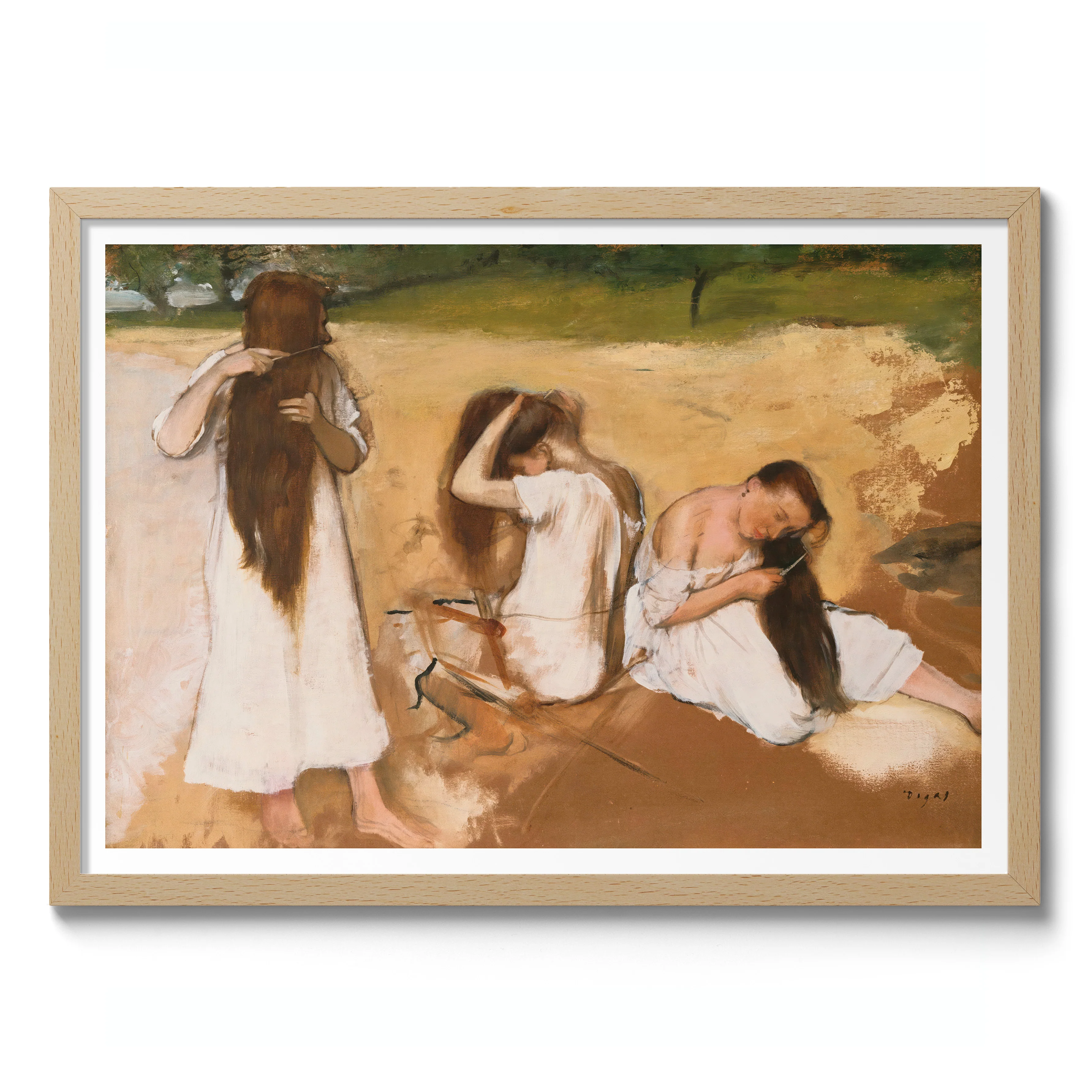 Women Combing Their Hair - Image 3