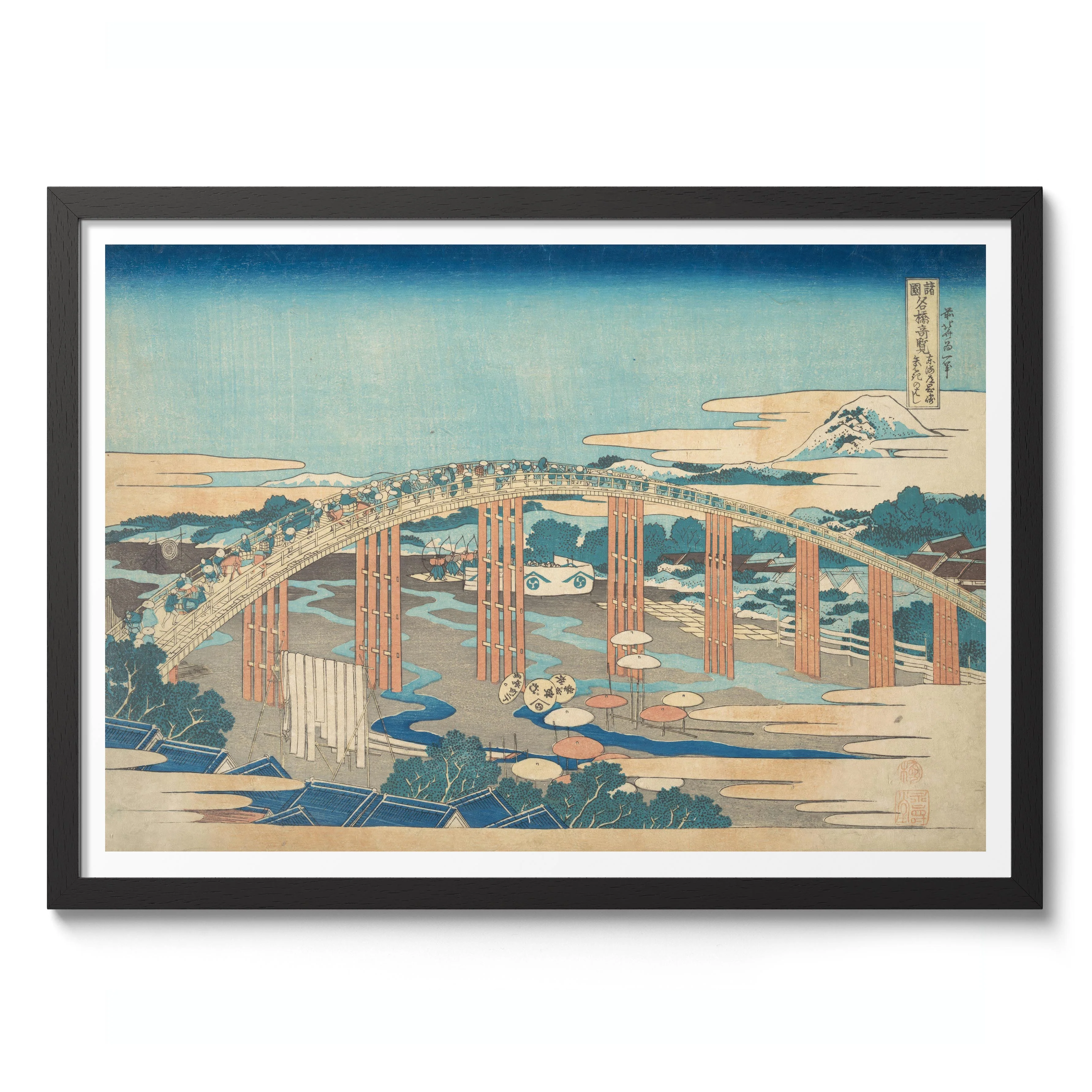 Yahagi Bridge at Okazaki on the Tokaido - Image 2