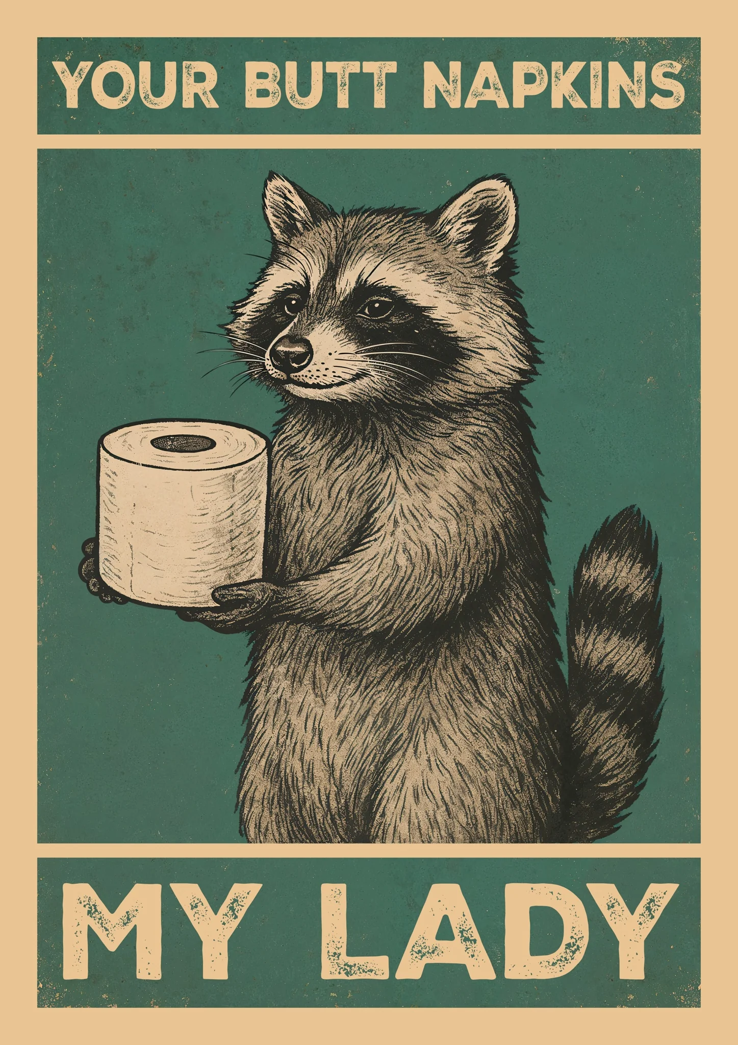 Your Butt Napkins, My Lady