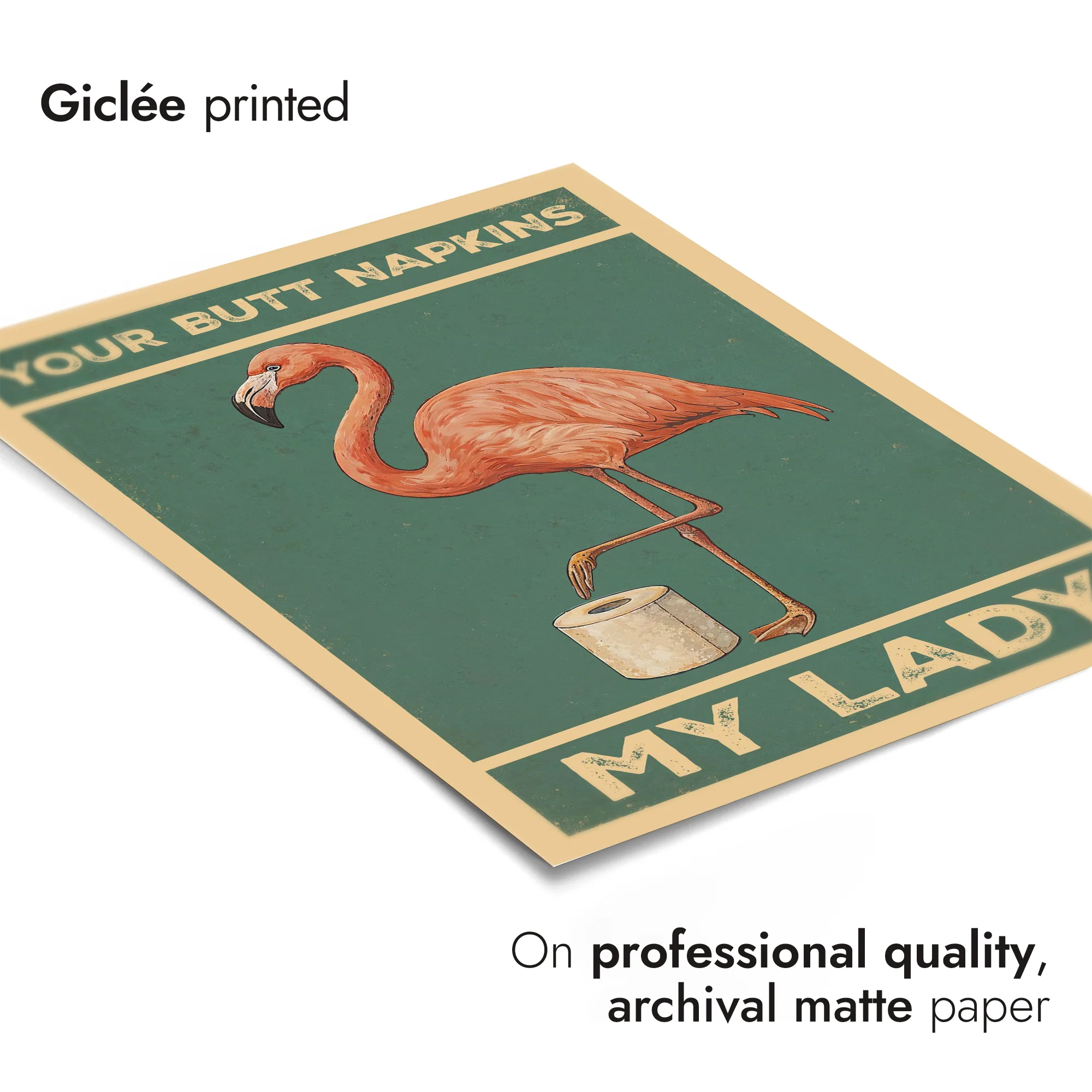 Your Butt Napkins, My Lady Flamingo - Image 6