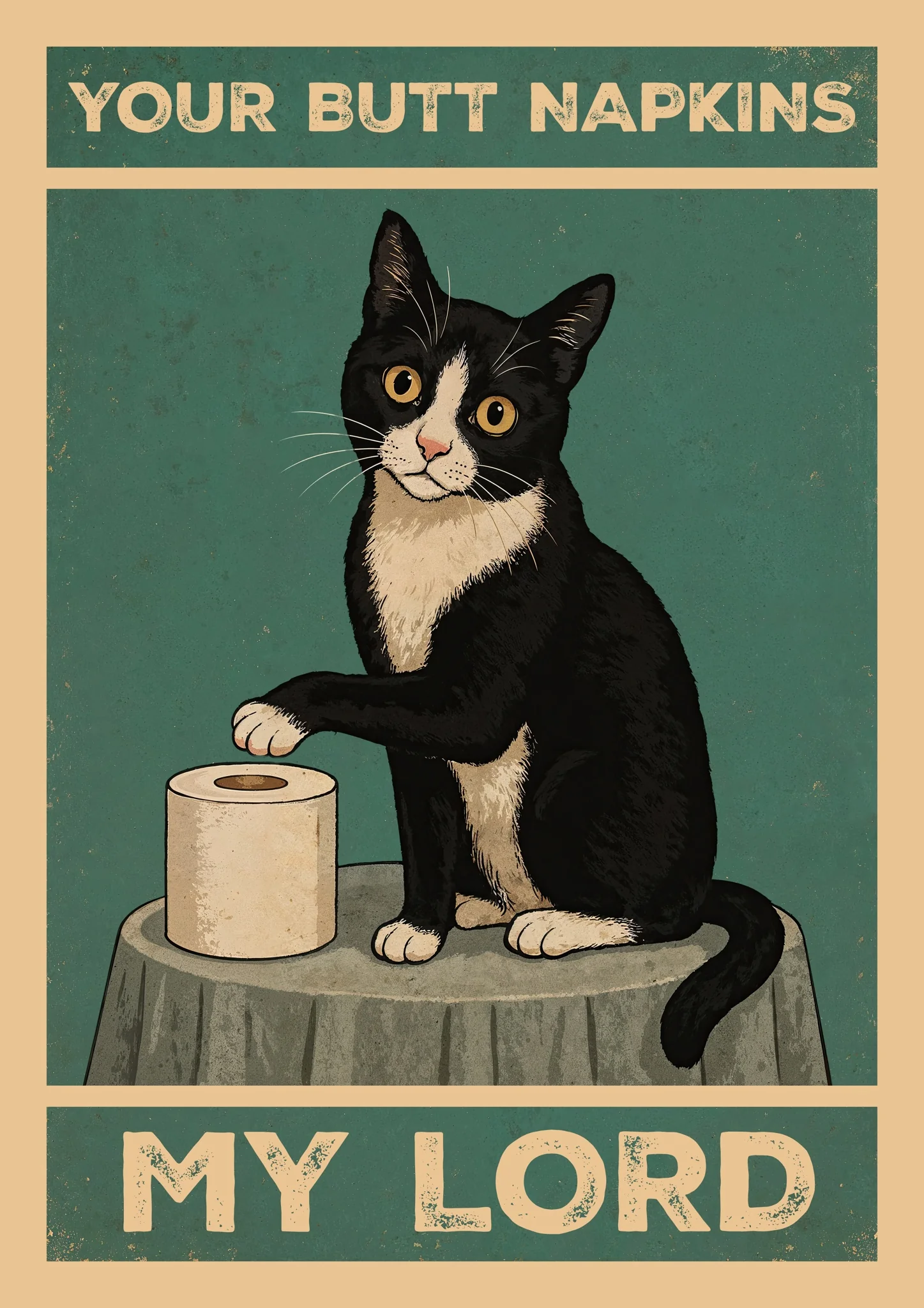 Your Butt Napkins, My Lord