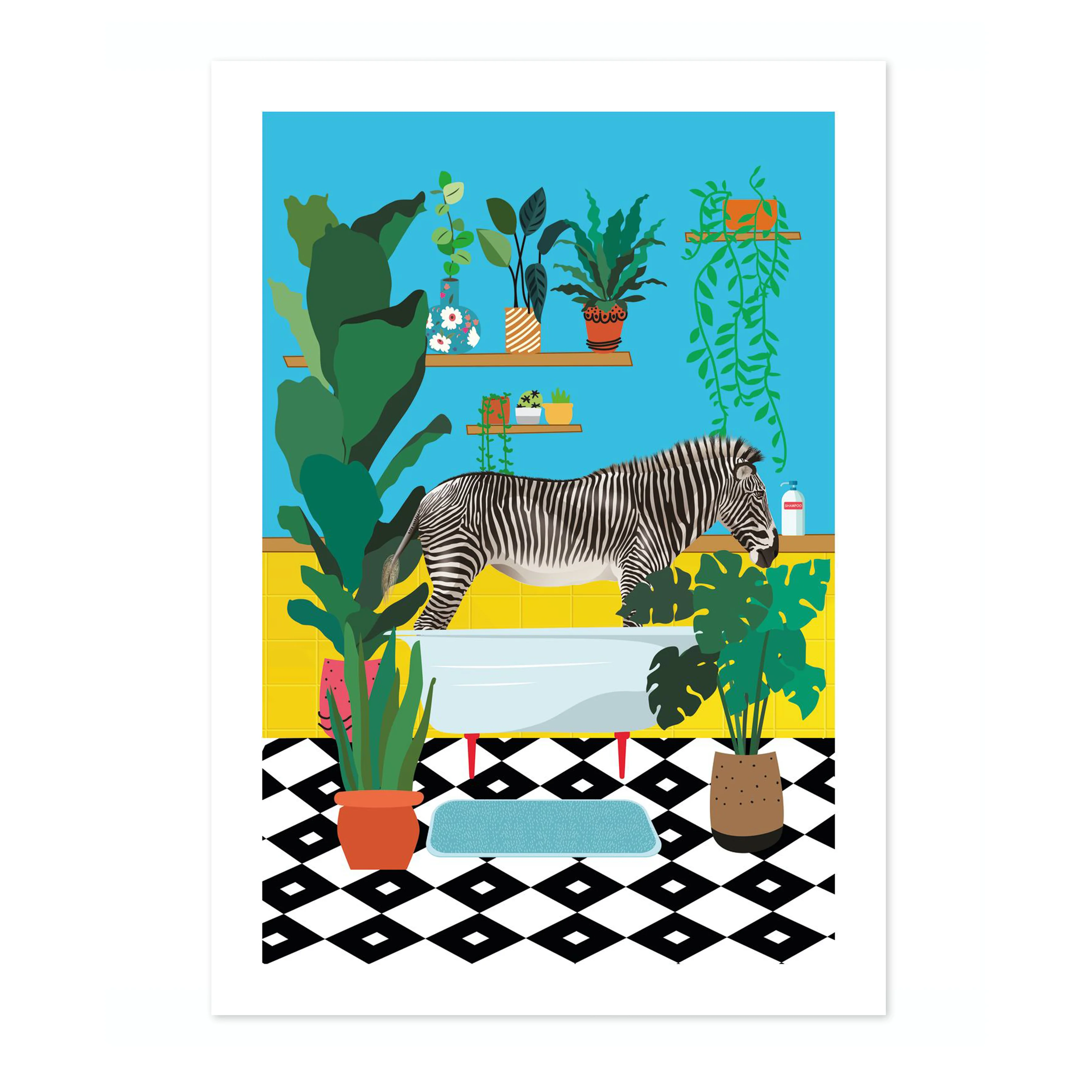 Zebra Bathtime - Image 4