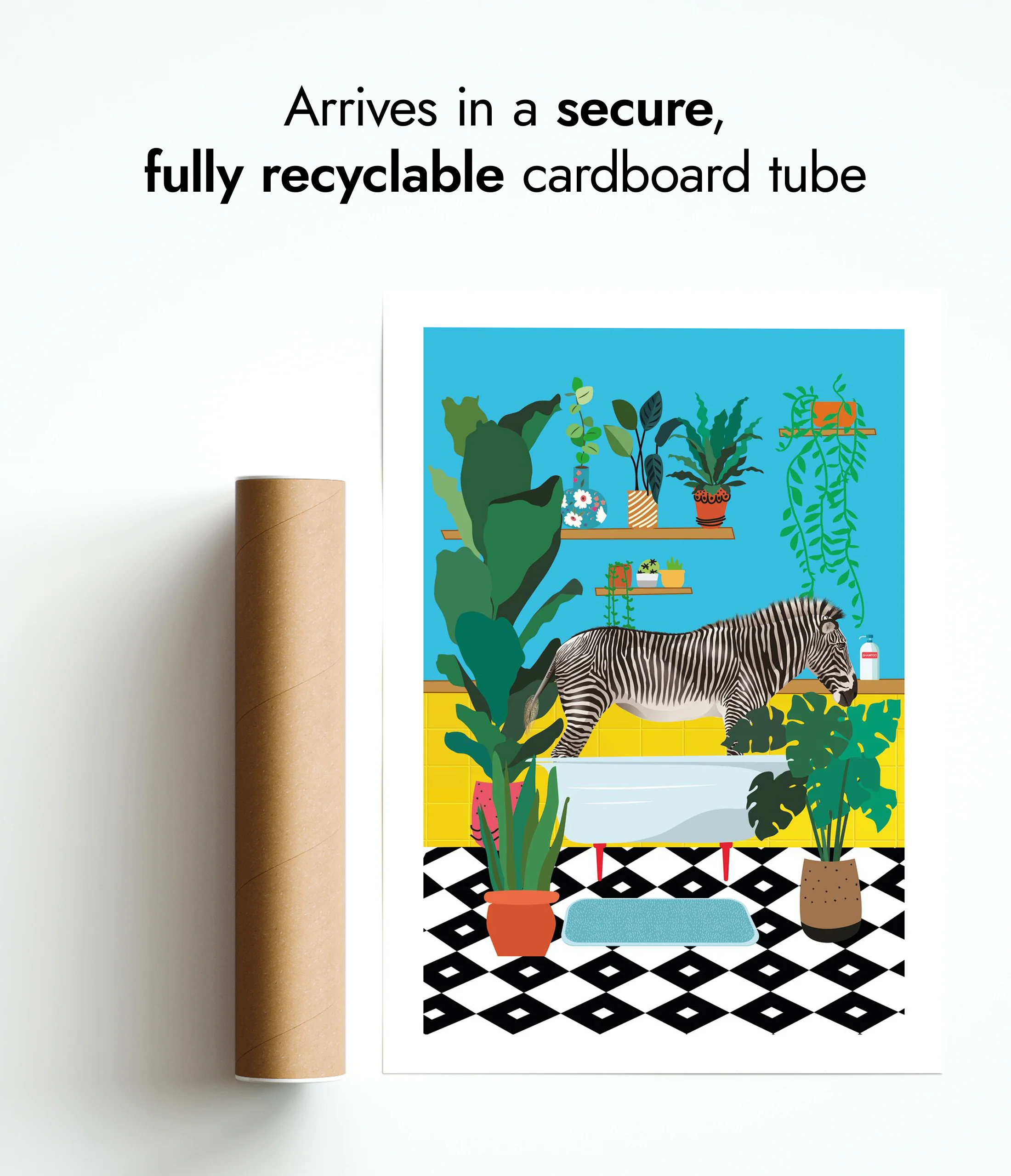 Zebra Bathtime - Image 9